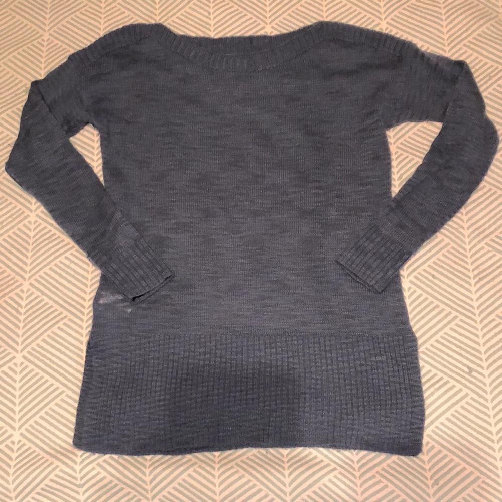 Boat neck sweater